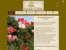 Tablet Screenshot of domaine-lavalade.com